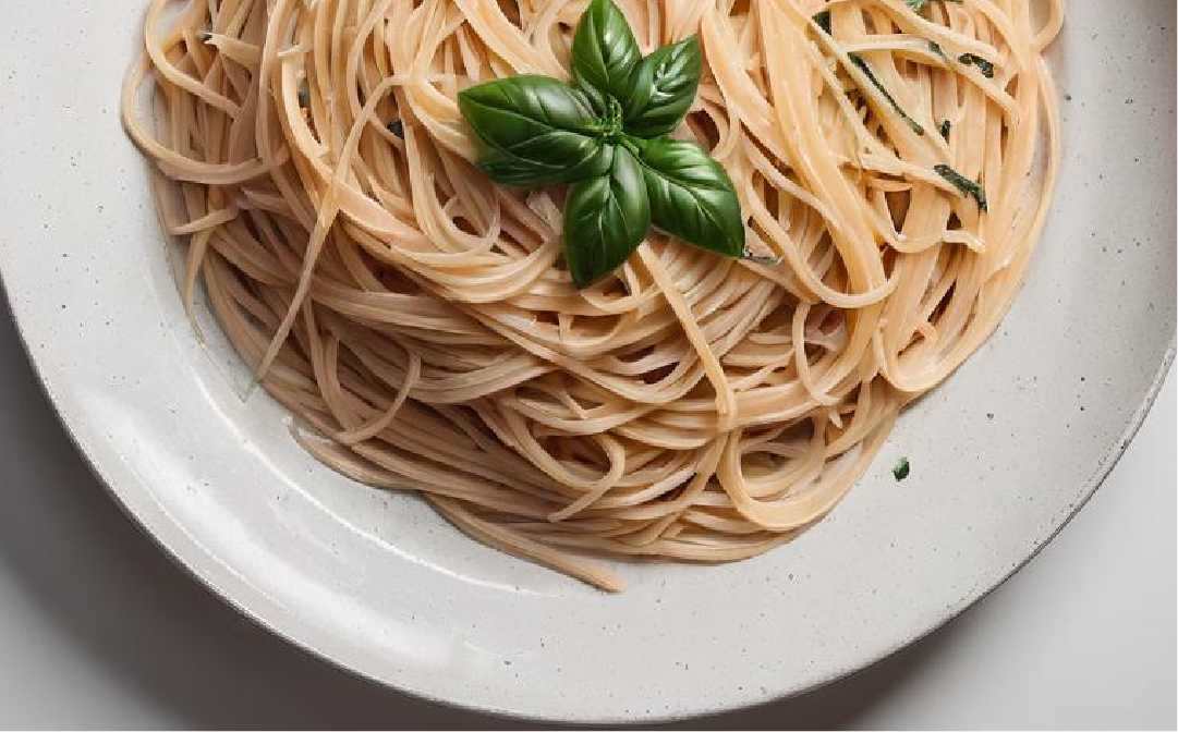 Pasta con crema de espinacas